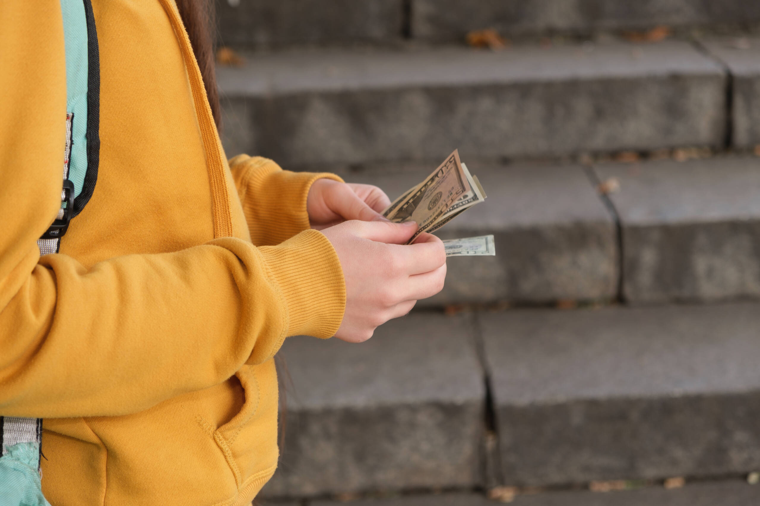 counting money for finances