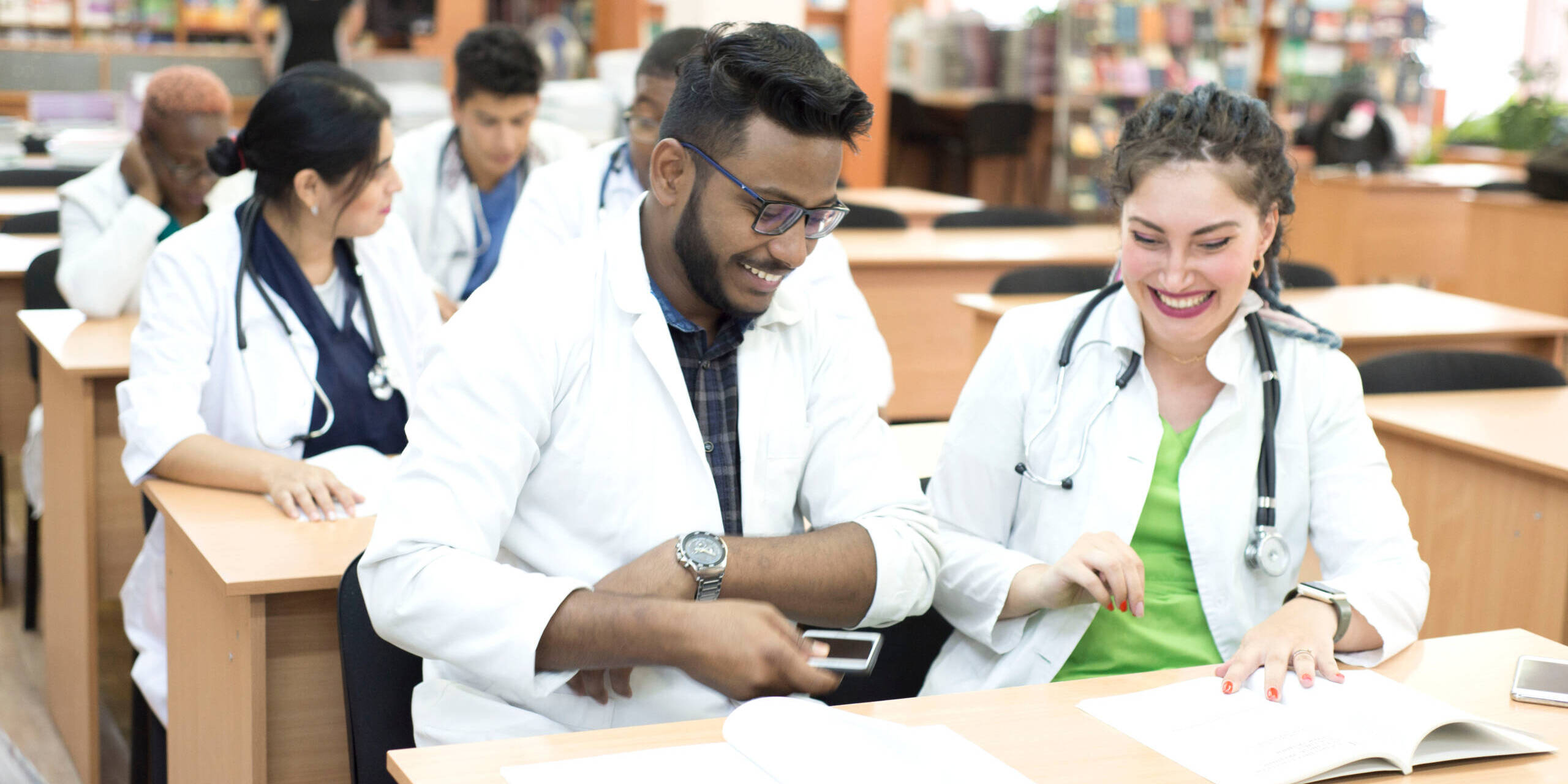 nursing school nursing students studying together