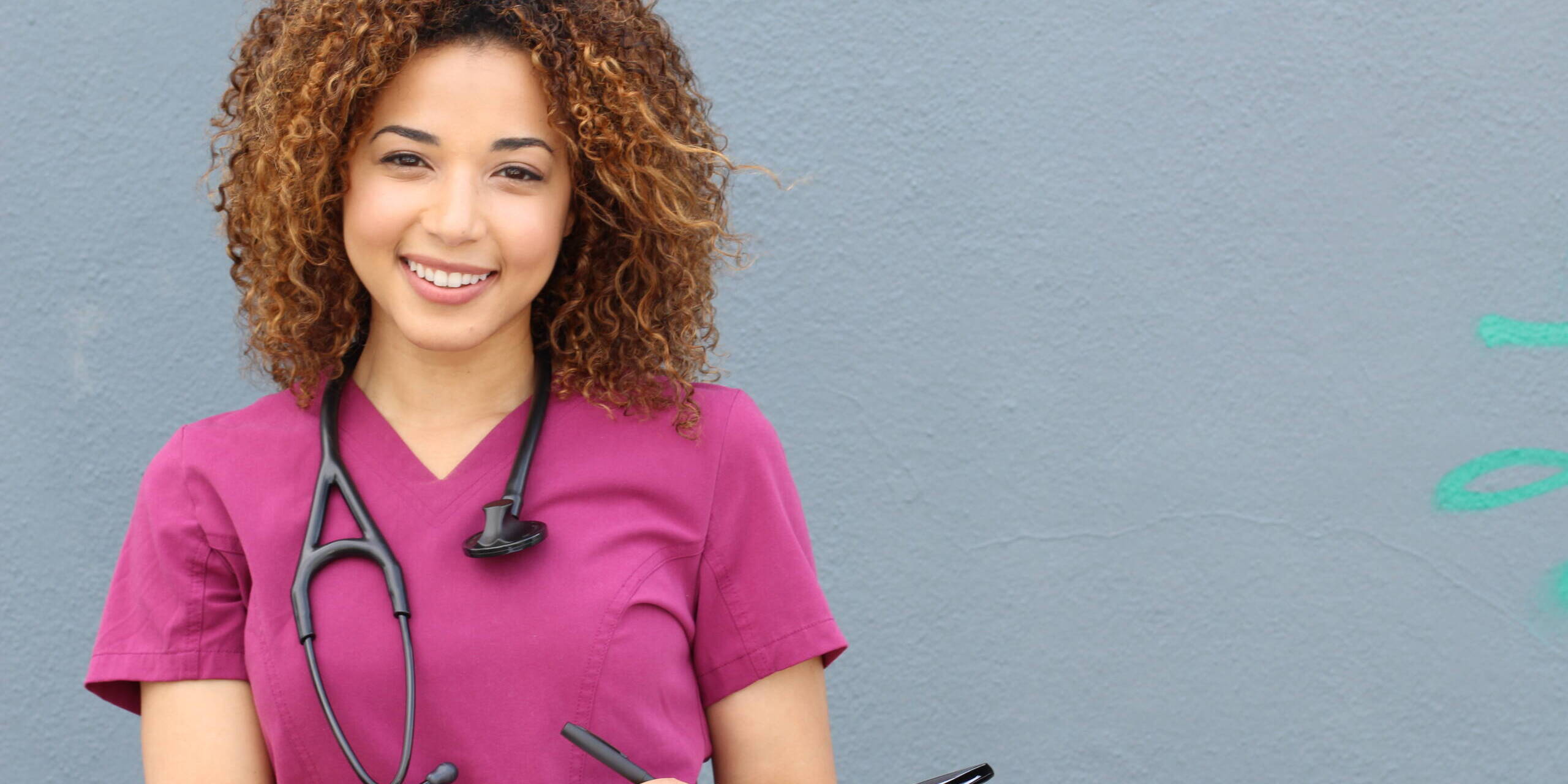 female nursing student