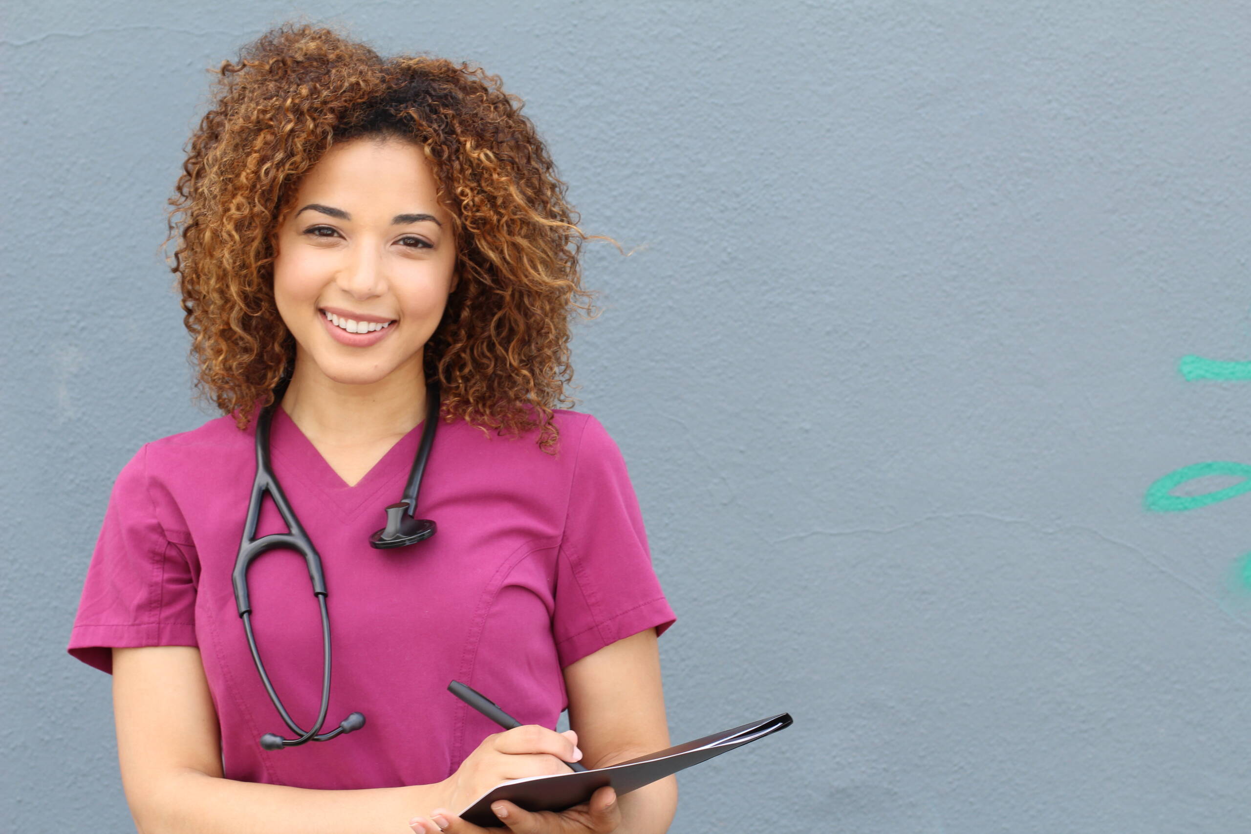 female nursing student