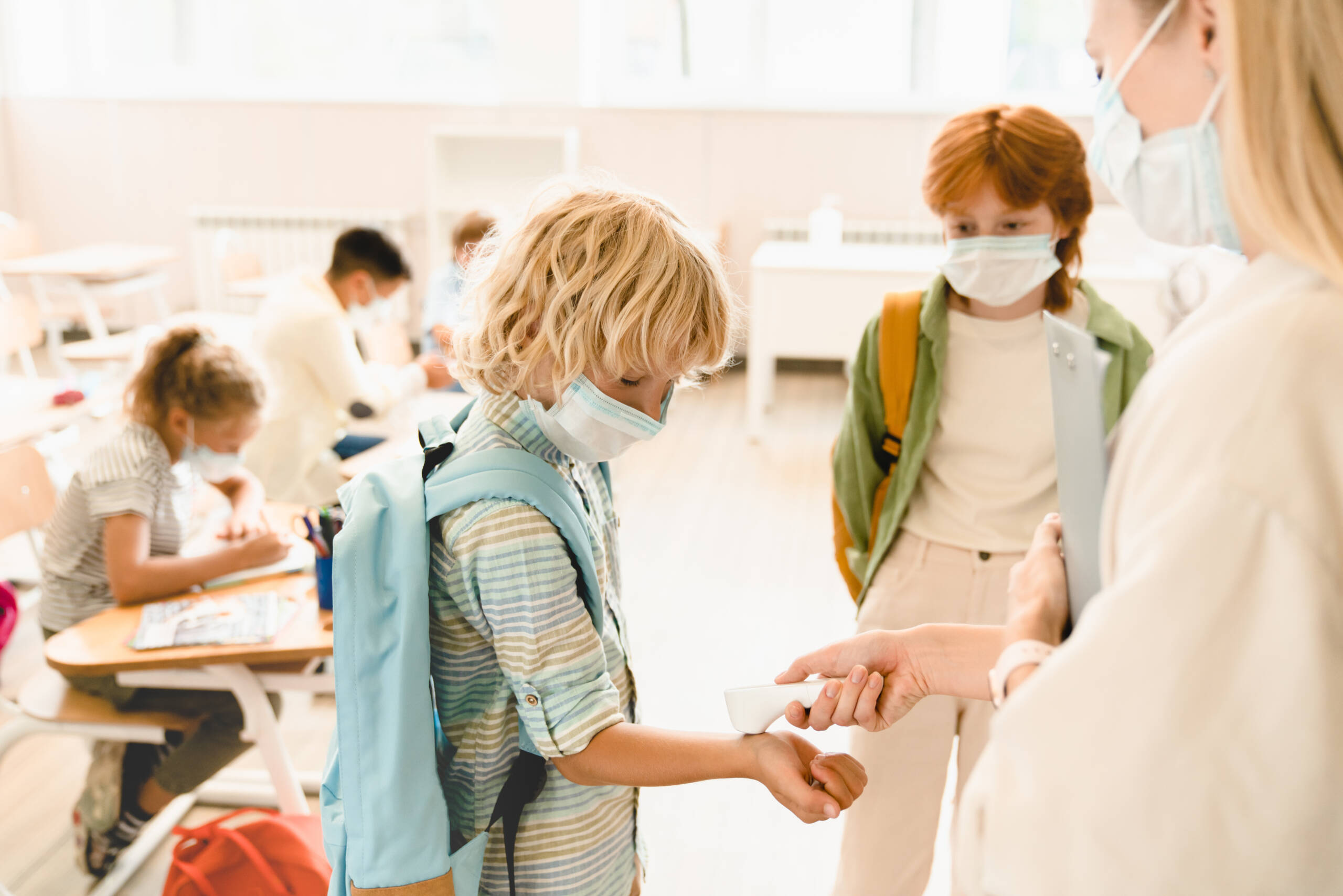 kids at the school nurse